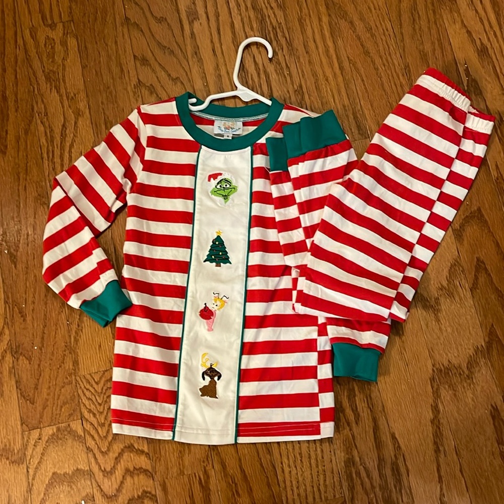 Southern Taters Grinch Christmas Pajamas Size 6